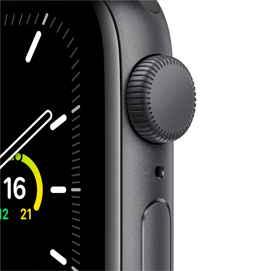 Apple Watch SE 44mm Space Gray with Midnight Sport Band- Фото 3