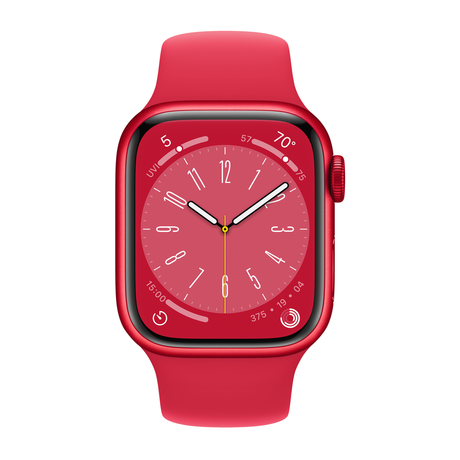 Apple Watch Series 8 45mm PRODUCT(RED) Aluminum Case with Red Sport Band- Фото 2