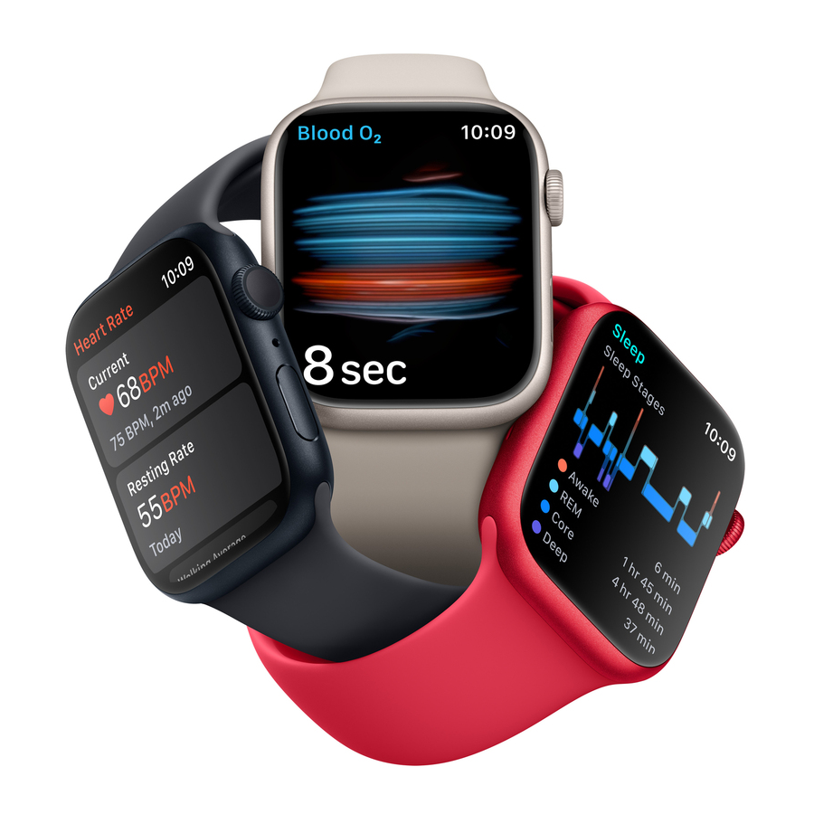 Apple Watch Series 8 45mm PRODUCT(RED) Aluminum Case with Red Sport Band- Фото 4