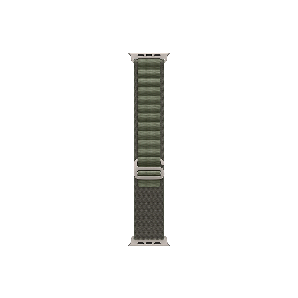 Apple Watch Ultra 49mm GPS + LTE Titanium Case with Green Alpine Loop- Фото 3