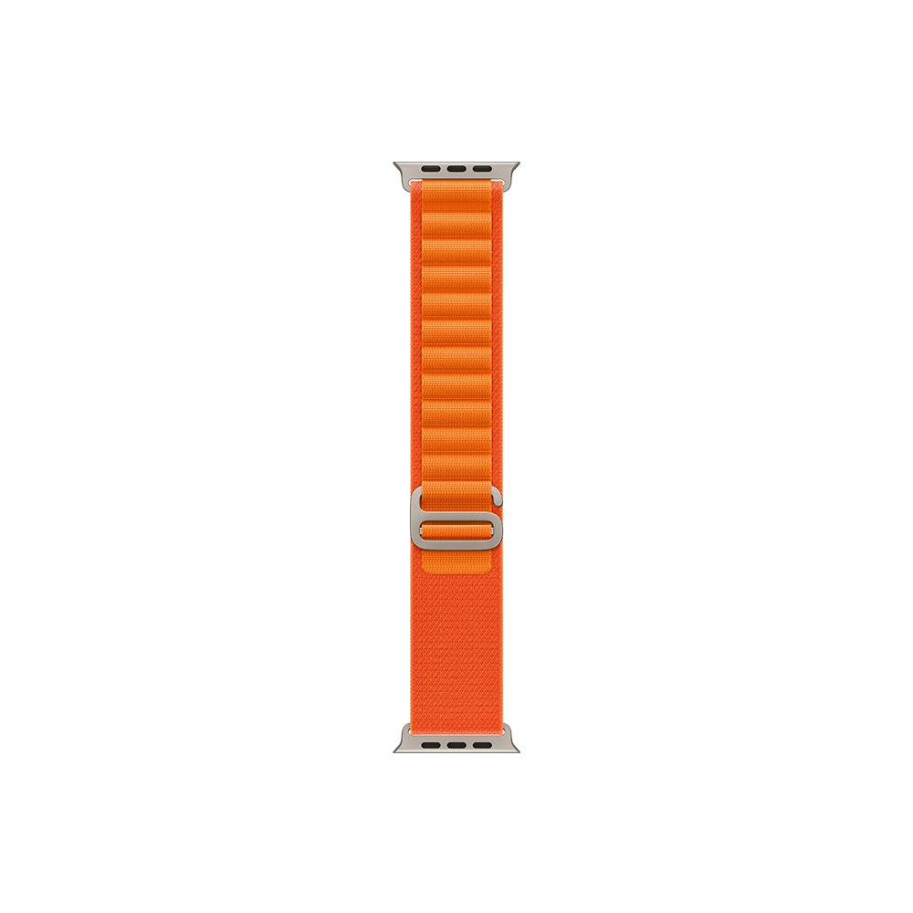 Apple Watch Ultra 49mm GPS + LTE Titanium Case with Orange Alpine Loop- Фото 3