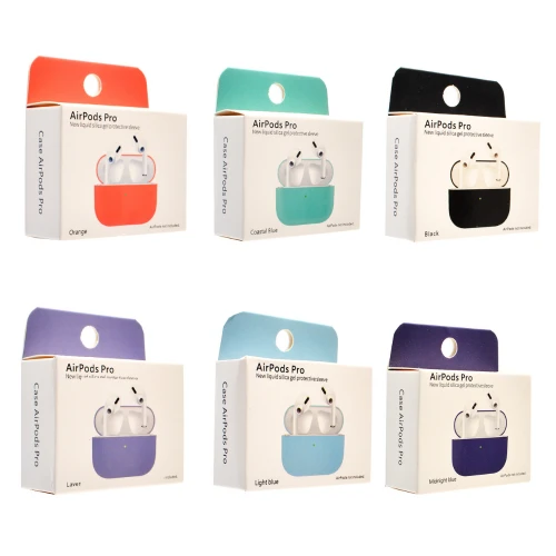 Чохол Slim Silicon Case for AirPods Pro Pink- Фото 3