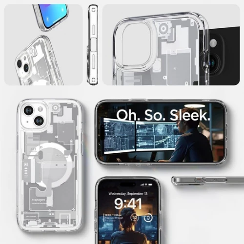 Чохол Spigen Zero One for iPhone 14 Pro Max with MagSafe Transparent- Фото 4